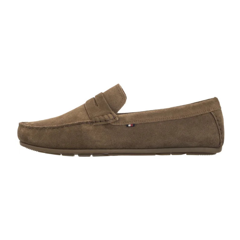 Tommy Hilfiger Casual Hilfiger Suede Driver Coconut Grove FM0FM04998 GVQ (TH1054-d) kingad