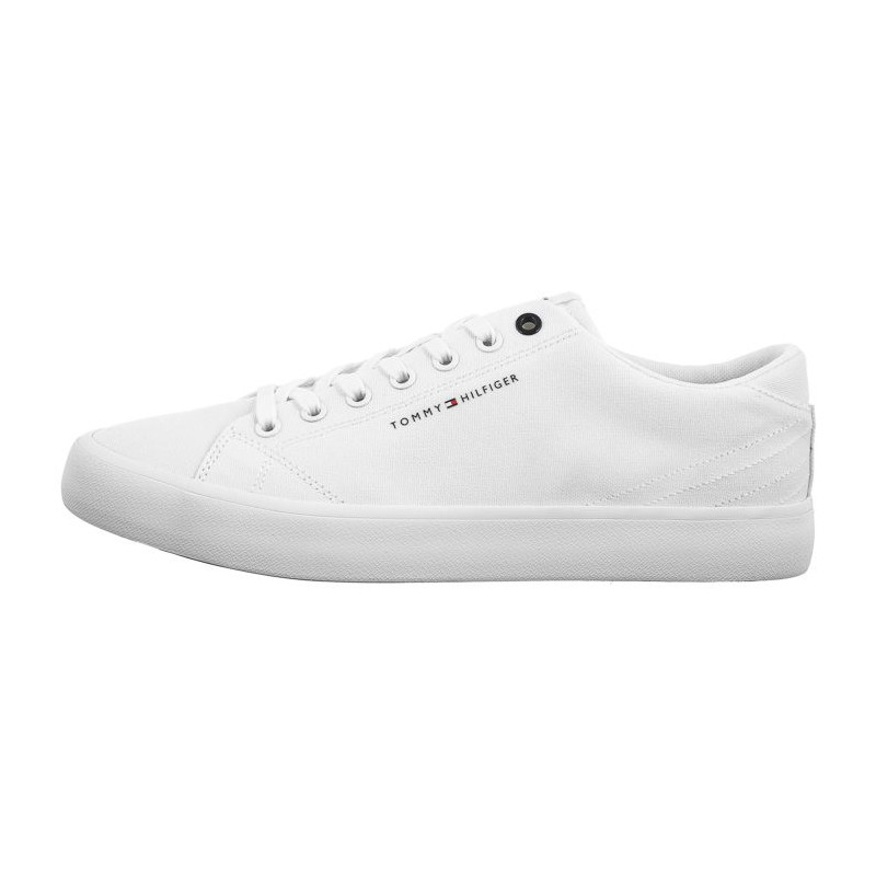Tommy Hilfiger TH Hi Vulc Low Canvas White FM0FM04882 YBS (TH1079-a) tossud