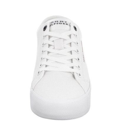 Tommy Hilfiger TH Hi Vulc Low Canvas White FM0FM04882 YBS (TH1079-a) tossud