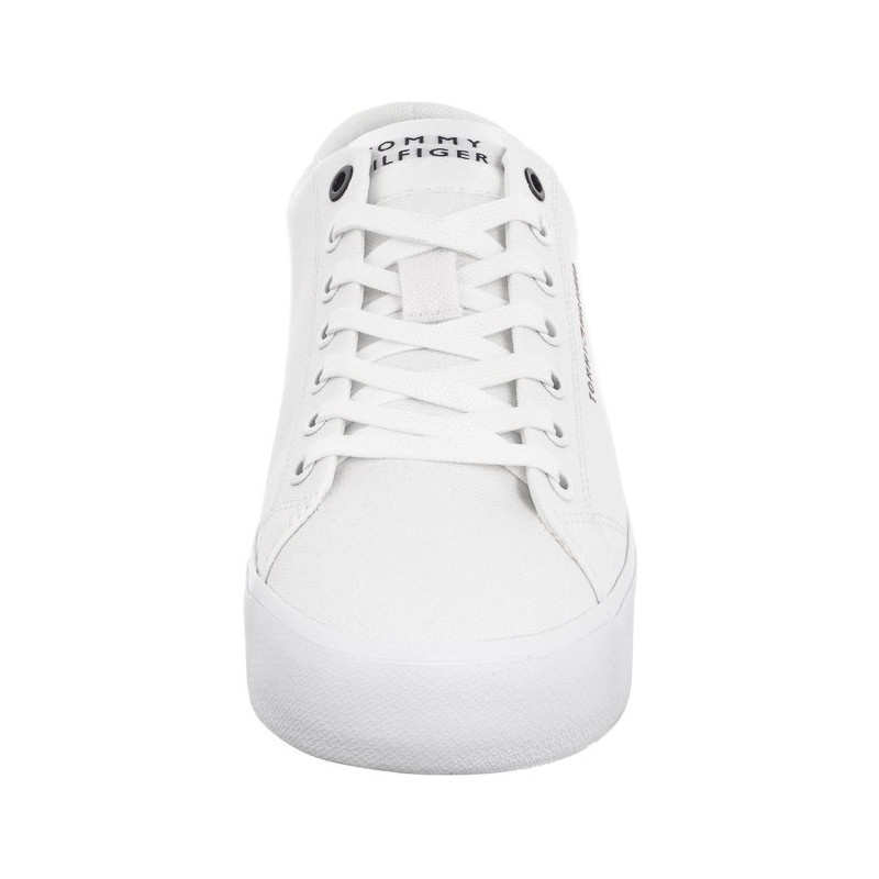 Tommy Hilfiger TH Hi Vulc Low Canvas White FM0FM04882 YBS (TH1079-a) tossud