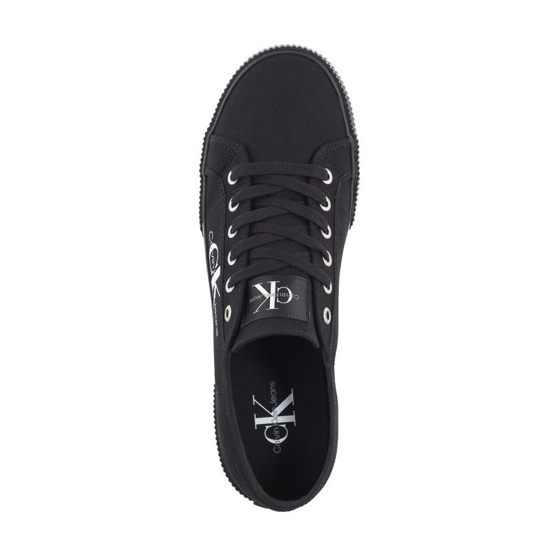 Calvin Klein Ess Vulcanized Low Laceup CS ML Triple Black YM0YM00306 0GL (CK497-a) tossud