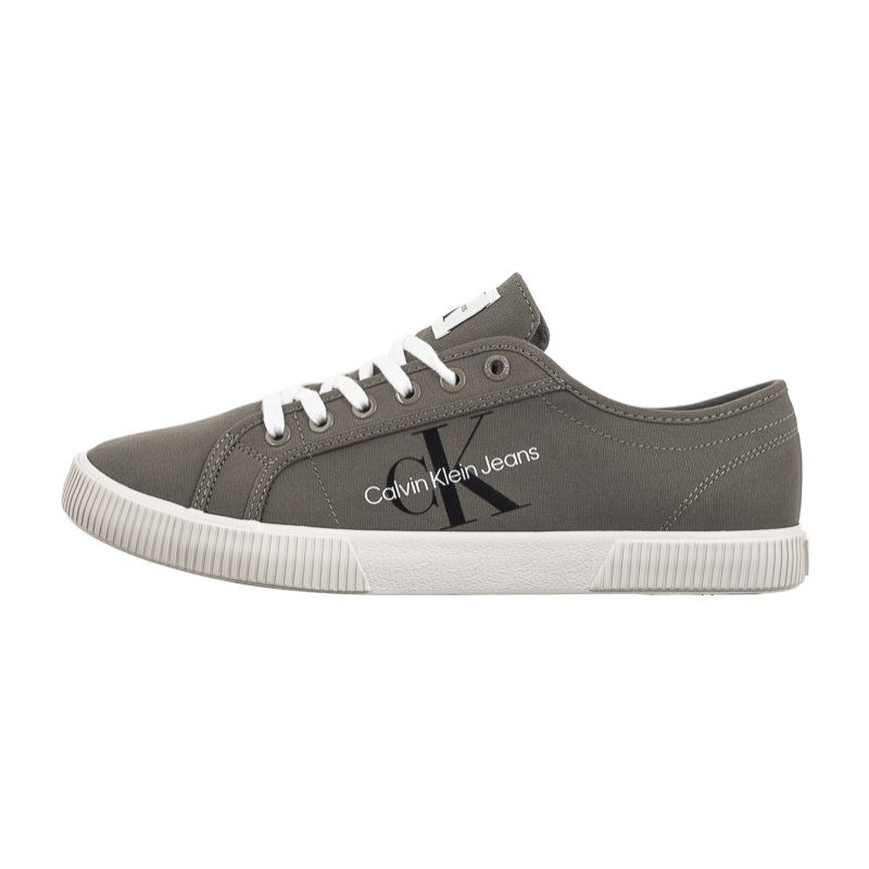 Calvin Klein Ess Vulcanized Low Laceup CS ML Dusty Olive/Bright White YM0YM00306 0IH (CK497-b) tossud