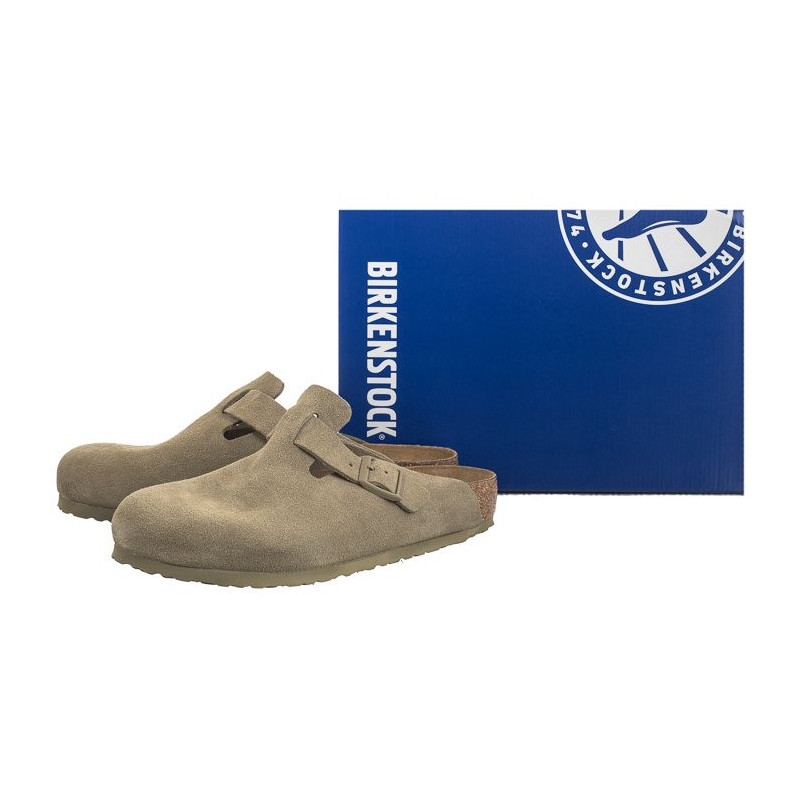 Birkenstock Boston BS Faded Khaki 1025788 (BK265-a) Naiste kingad/klappide klapid