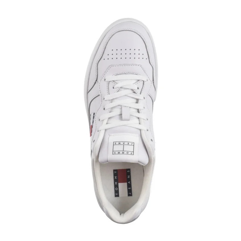 Tommy Hilfiger Tjm Cupsole Leather Ess White EM0EM01443 YBR (TH1169-b) spordijalatsid