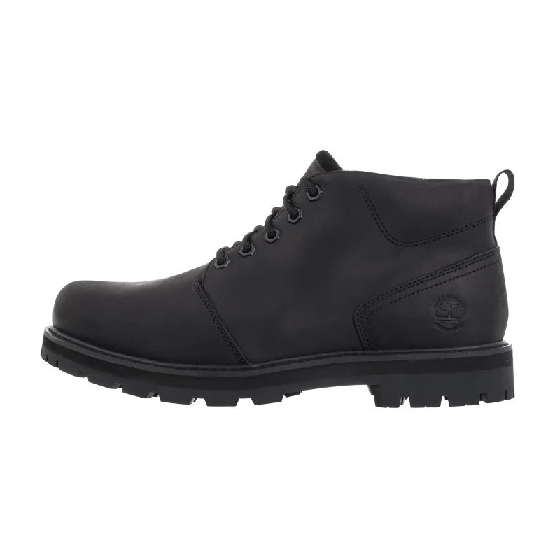 Timberland Britton Road Mid Lc Waterproof Chukka Black Full Grain 0A69TW W02 (TI140-a) saapad