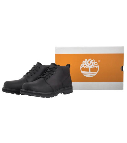 Timberland Britton Road Mid Lc Waterproof Chukka Black Full Grain 0A69TW W02 (TI140-a) saapad