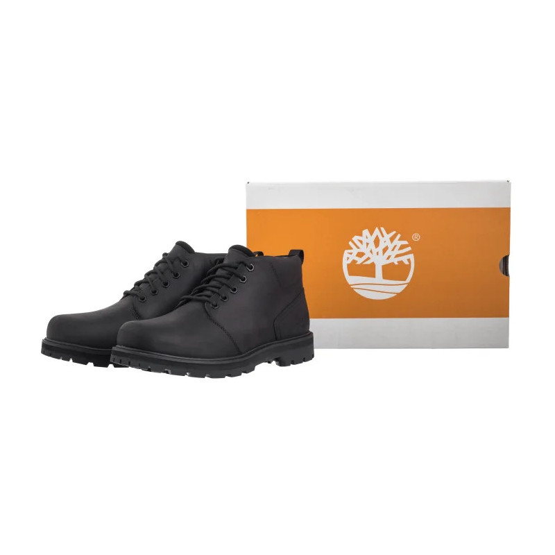 Timberland Britton Road Mid Lc Waterproof Chukka Black Full Grain 0A69TW W02 (TI140-a) saapad