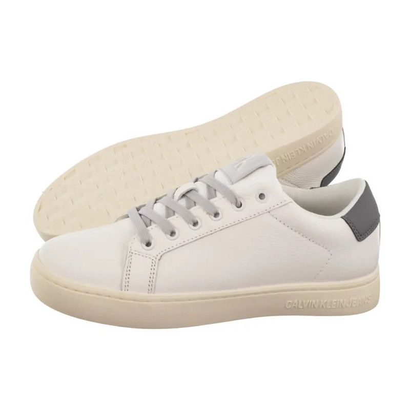 Calvin Klein Classic Cupsole Low Ohb Bright White/Creamy White YM0YM01164 0LD (CK605-a) spordijalatsid