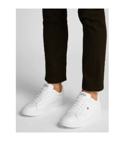 Tommy Hilfiger Icon Court Lth Flag Ess White FM0FM05317 YBS (TH1230-b) spordijalatsid