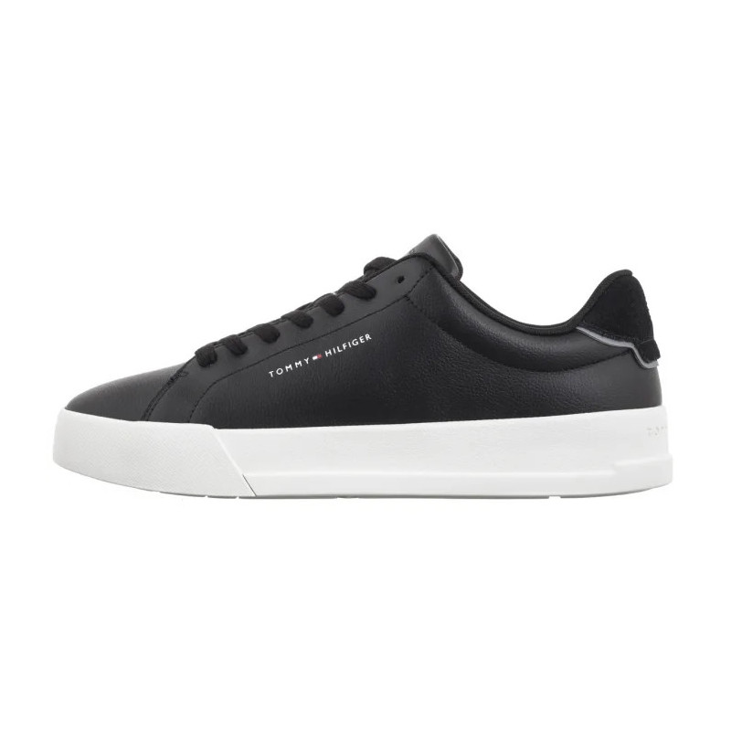 Tommy Hilfiger TH Court Lth Detail Ess Black FM0FM05367 BDS (TH1219-b) spordijalatsid