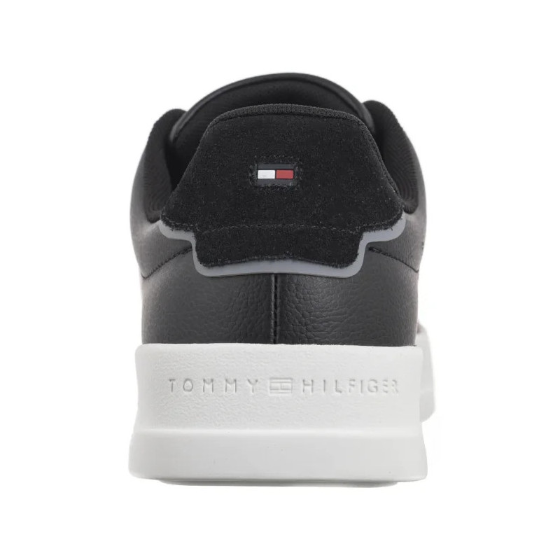 Tommy Hilfiger TH Court Lth Detail Ess Black FM0FM05367 BDS (TH1219-b) spordijalatsid