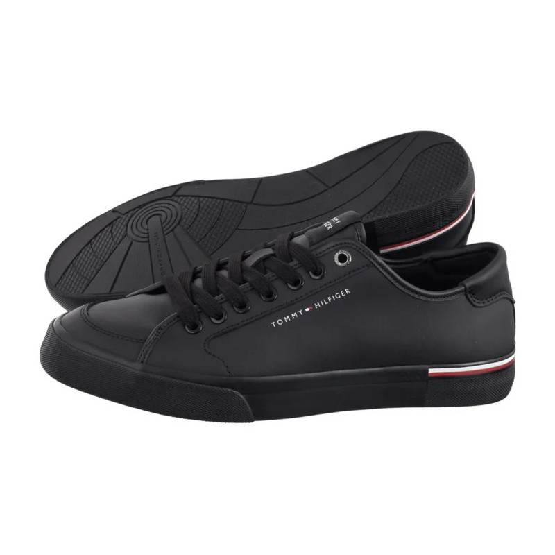 Tommy Hilfiger Core Corporate Vulc Leather Black FM0FM05399 BDS (TH1255-b) tossud