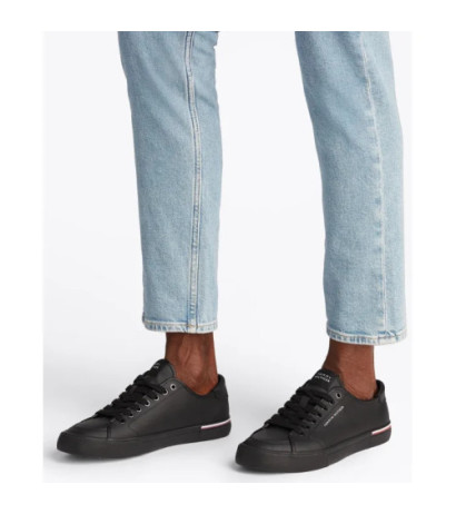 Tommy Hilfiger Core Corporate Vulc Leather Black FM0FM05399 BDS (TH1255-b) tossud