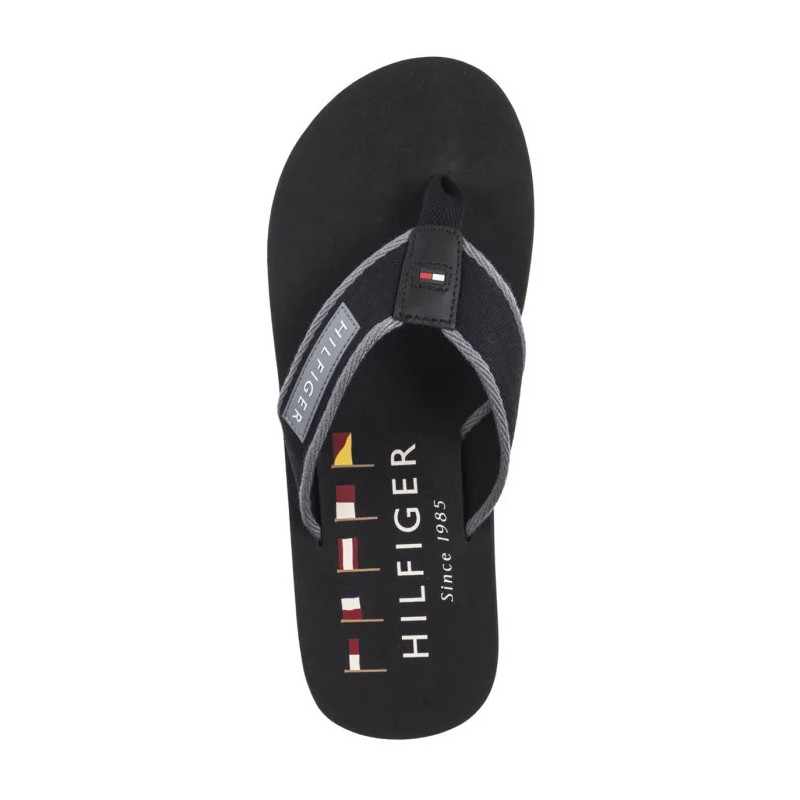 Tommy Hilfiger Patch Hilfiger Beach Sandal Black FM0FM05435 BDS (TH1273-a) kingad