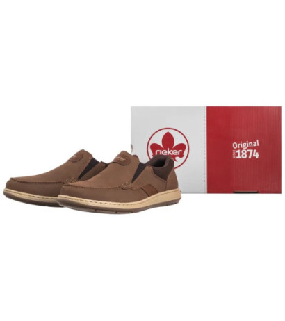 Rieker Brązowe 17368-25 Brown (RI225-a) kingad