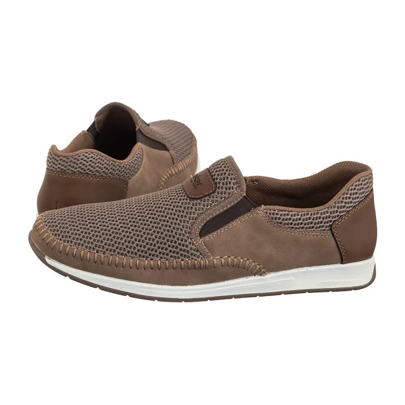 Rieker Beżowe 11954-64 Beige (RI242-a) kingad