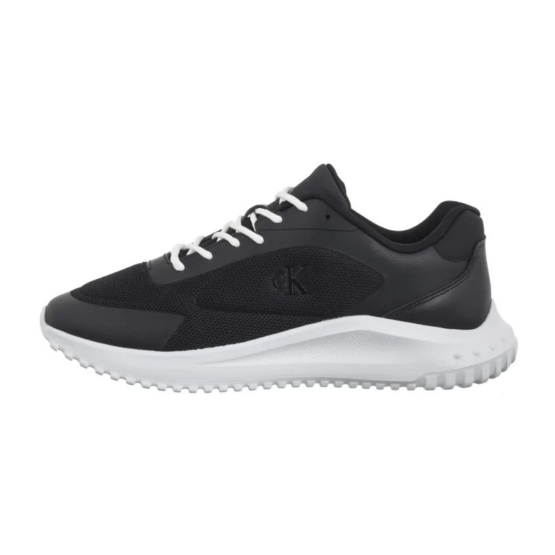 Calvin Klein Eva Runner Low Mesh Mix Ck Black/Bright White YM0YM01185 0GM (CK649-a) spordijalatsid