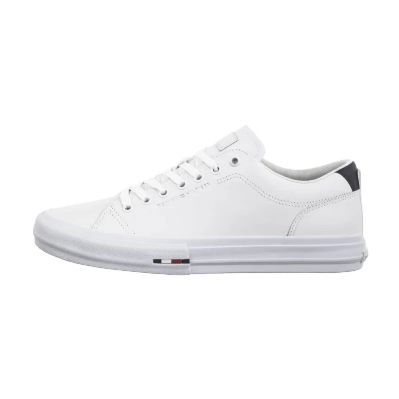 Tommy Hilfiger TH Hi Vulc Street Lth Patch White/Desert Sky FM0FM05312 0K5 (TH1326-a) tossud