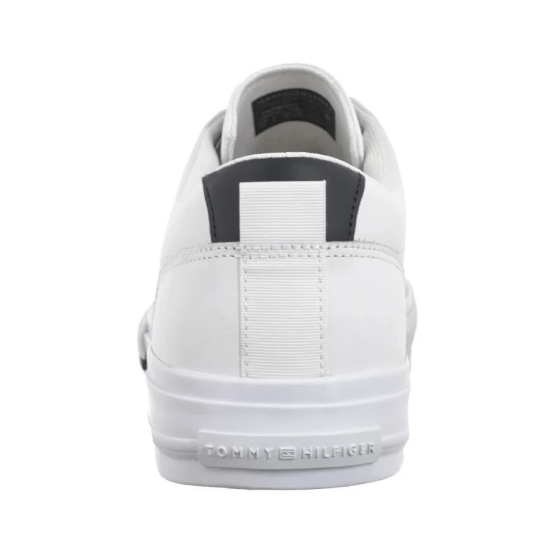 Tommy Hilfiger TH Hi Vulc Street Lth Patch White/Desert Sky FM0FM05312 0K5 (TH1326-a) tossud