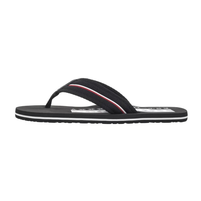 Tommy Hilfiger Corporate Hilfiger Beach Sandal Black FM0FM05436 BDS (TH1321-b) kingad