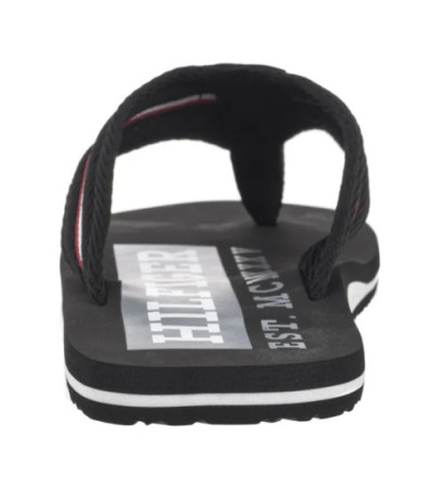 Tommy Hilfiger Corporate Hilfiger Beach Sandal Black FM0FM05436 BDS (TH1321-b) kingad