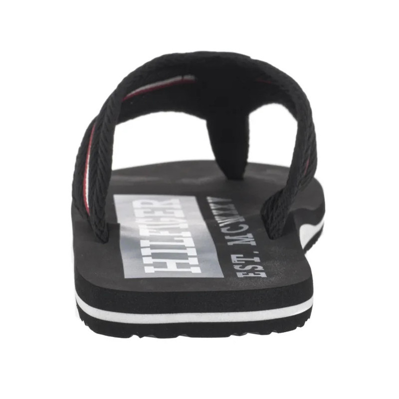 Tommy Hilfiger Corporate Hilfiger Beach Sandal Black FM0FM05436 BDS (TH1321-b) kingad
