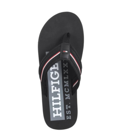 Tommy Hilfiger Corporate Hilfiger Beach Sandal Black FM0FM05436 BDS (TH1321-b) kingad
