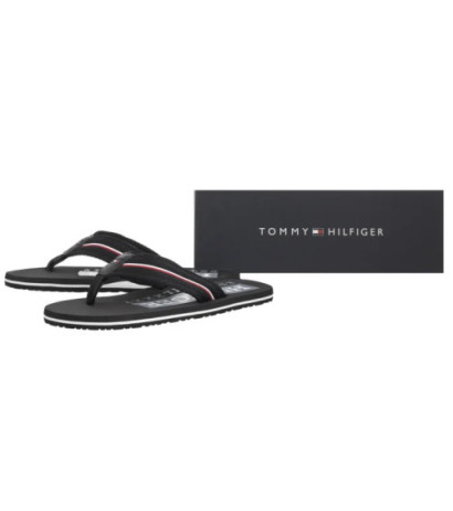 Tommy Hilfiger Corporate Hilfiger Beach Sandal Black FM0FM05436 BDS (TH1321-b) kingad