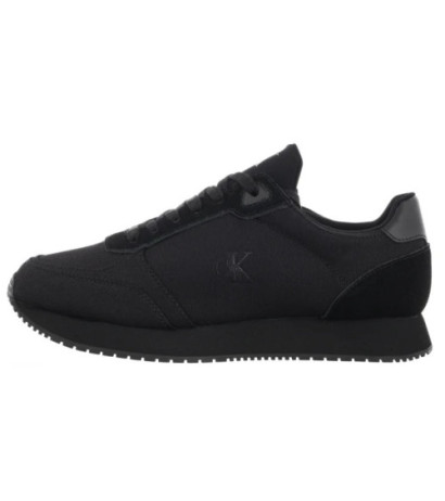 Calvin Klein Runner Sock Laceup Mg Canvas Triple Black YM0YM01217 0GJ (CK654-a) spordijalatsid