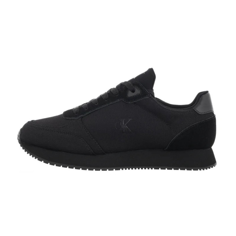 Calvin Klein Runner Sock Laceup Mg Canvas Triple Black YM0YM01217 0GJ (CK654-a) spordijalatsid