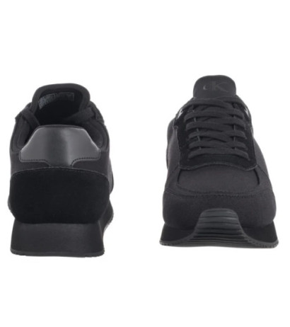 Calvin Klein Runner Sock Laceup Mg Canvas Triple Black YM0YM01217 0GJ (CK654-a) spordijalatsid