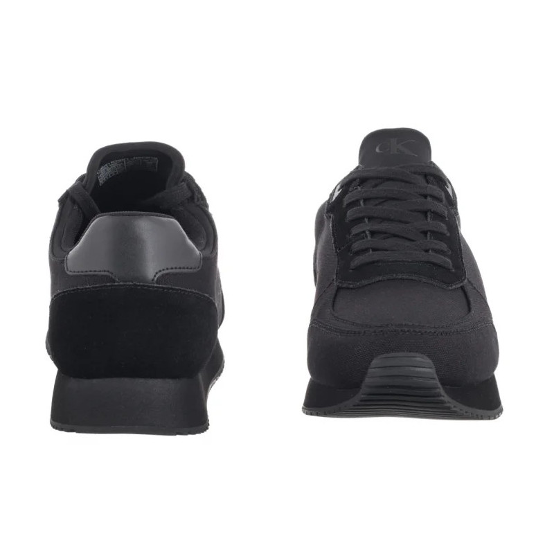 Calvin Klein Runner Sock Laceup Mg Canvas Triple Black YM0YM01217 0GJ (CK654-a) spordijalatsid