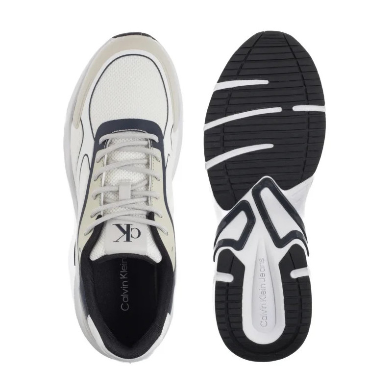 Calvin Klein Retro Tennis Low Knit Mix Bright White/Calvin Navy/Silver B YM0YM01310 0LD (CK655-a) spordijalatsid