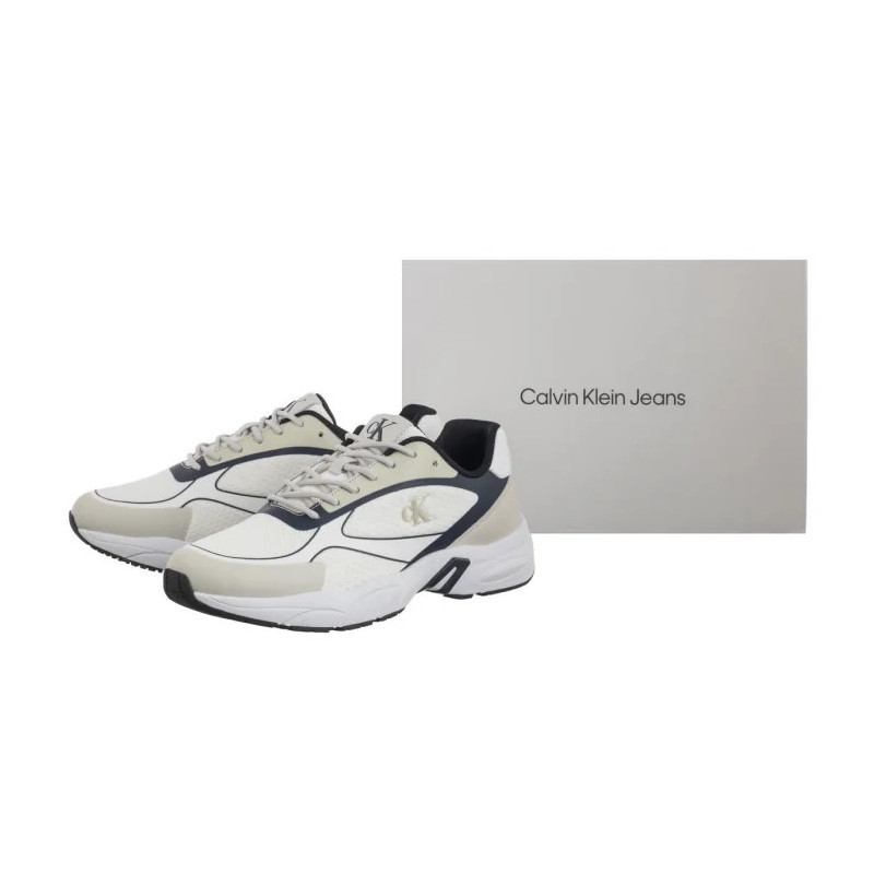 Calvin Klein Retro Tennis Low Knit Mix Bright White/Calvin Navy/Silver B YM0YM01310 0LD (CK655-a) spordijalatsid