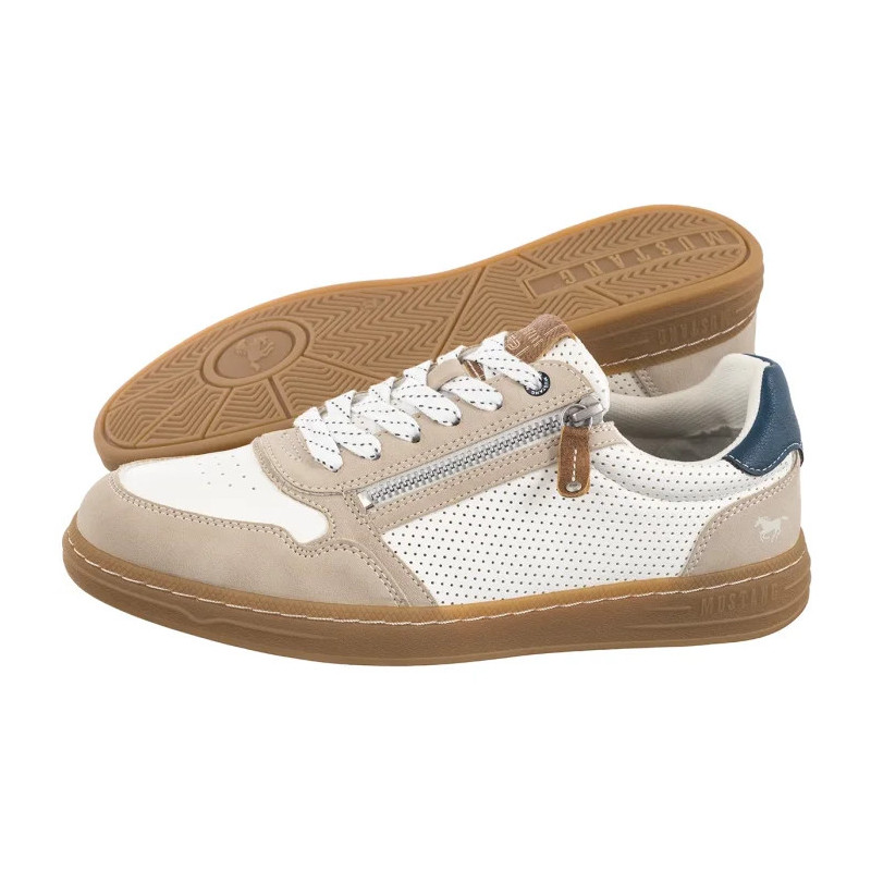 Mustang Beżowe/Białe 4204-301-397 (MU574-d) kingad