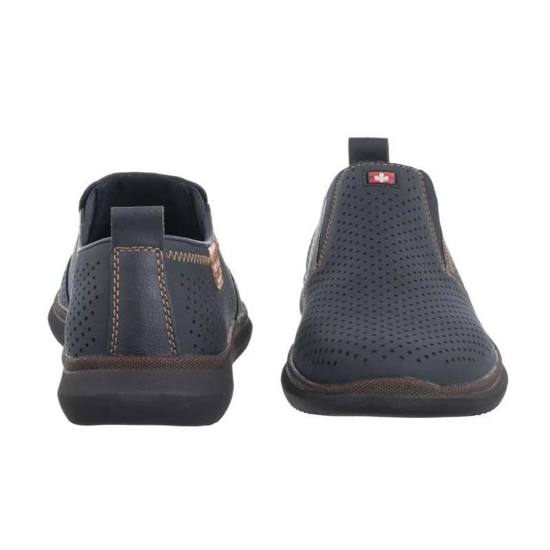 Rieker Granatowe 10452-14 Blue (RI269-a) kingad