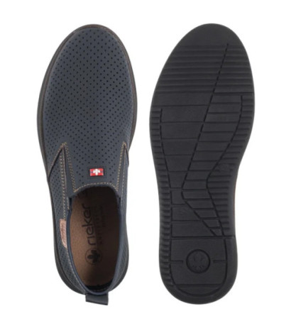Rieker Granatowe 10452-14 Blue (RI269-a) kingad