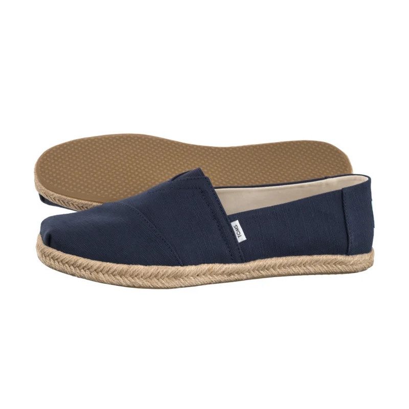 Toms Alpargata Rope Navy Recycled Cotton Slubby Woven 10019912 (TS49-a) kingad