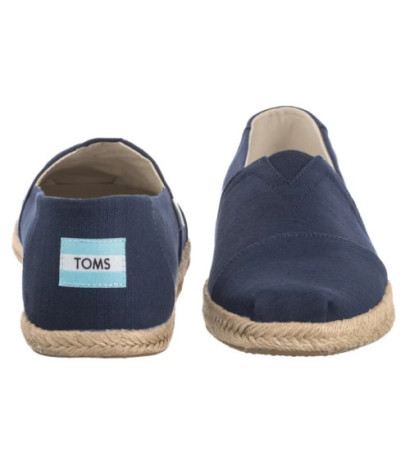 Toms Alpargata Rope Navy Recycled Cotton Slubby Woven 10019912 (TS49-a) kingad