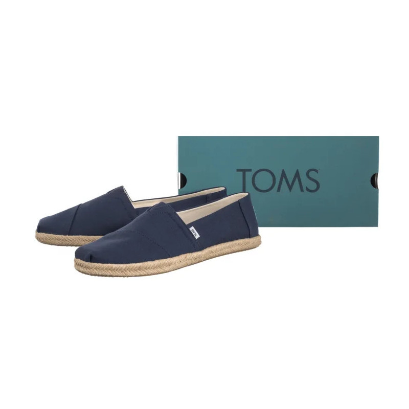 Toms Alpargata Rope Navy Recycled Cotton Slubby Woven 10019912 (TS49-a) kingad