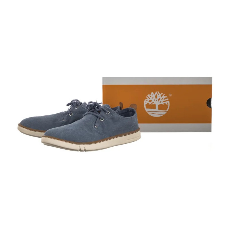 Timberland Hookset Low Lace Sneaker Dark Blue Canvas 0A6CNJ EP4  (TI151-a) kingad