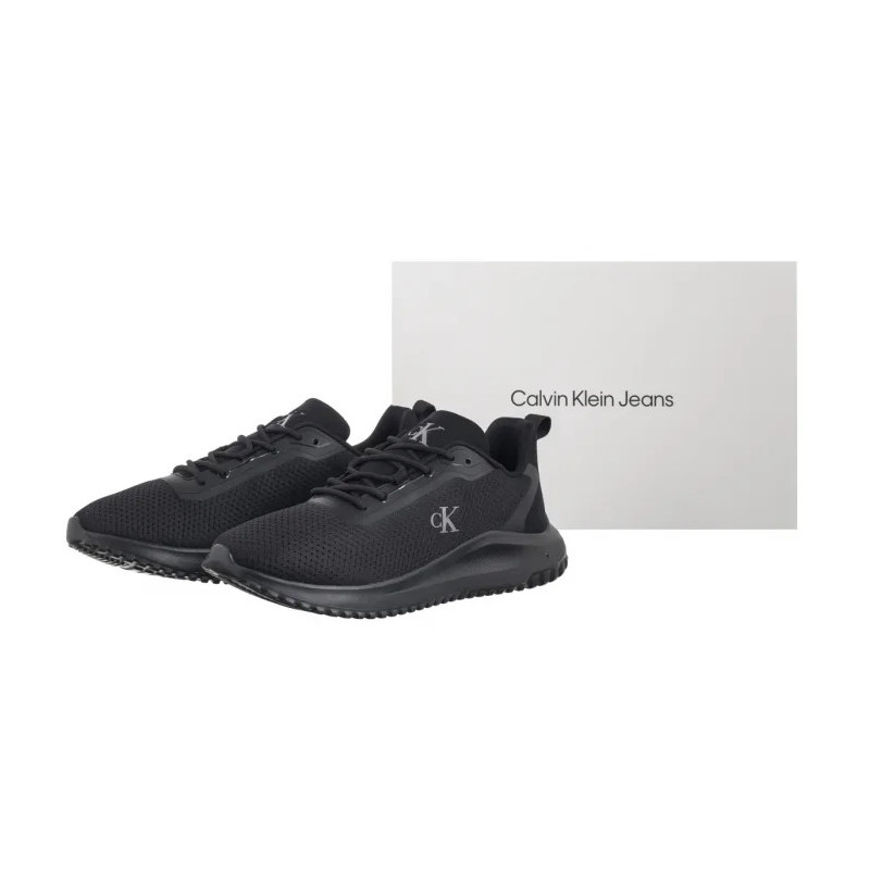 Calvin Klein Eva Runner Mix Mesh Triple Black YM0YM01285 0GJ (CK670-a) spordijalatsid