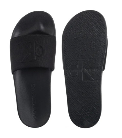 Calvin Klein Slide Hf Mono Cv Triple Black YM0YM01282 0GJ (CK676-a) sussid