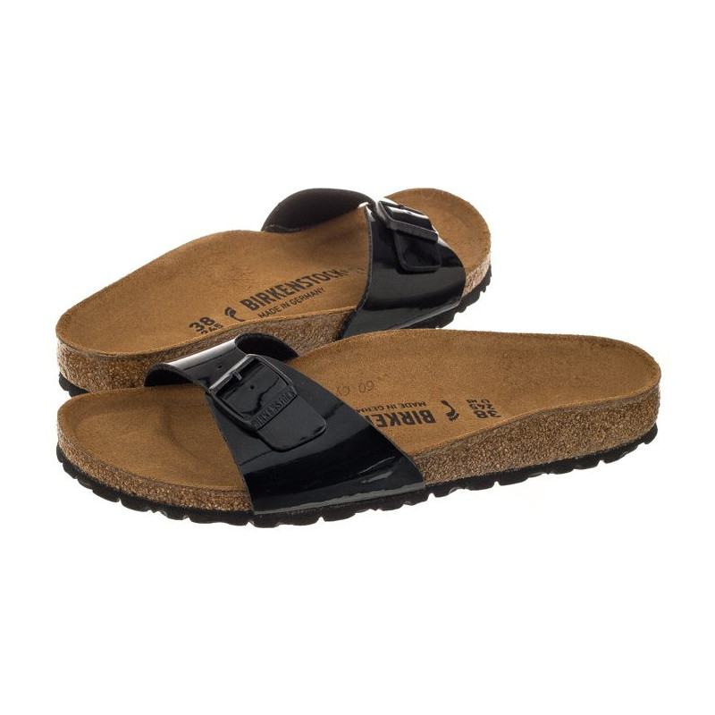 Birkenstock Madrid Patent Black 040303 (BK6-b) Naiste kingad/klappide klapid