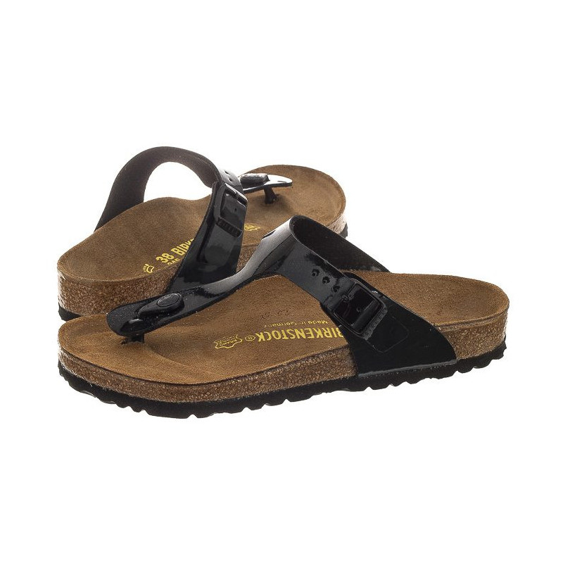 Birkenstock Gizeh Patent Black 043661 (BK5-c) kingad