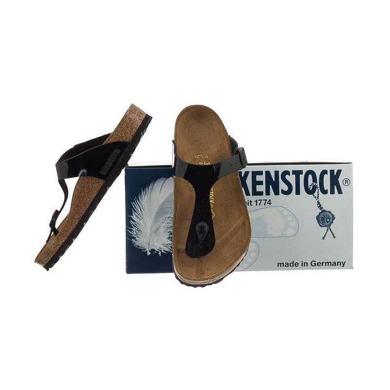 Birkenstock Gizeh Patent Black 043661 (BK5-c) kingad