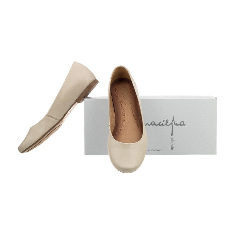 Maciejka Beżowe 00903-32/00-5 (MA37-d) baleriinid