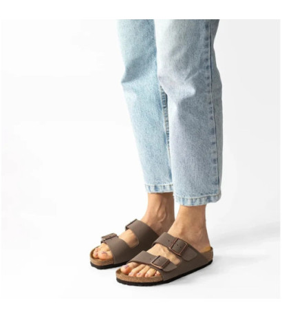 Birkenstock Arizona BF Nubuk Mocca 151183 (BK19-a) Naiste kingad/klappide klapid