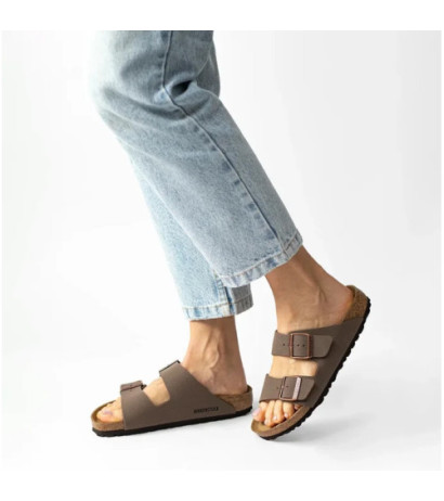 Birkenstock Arizona BF Nubuk Mocca 151183 (BK19-a) Naiste kingad/klappide klapid