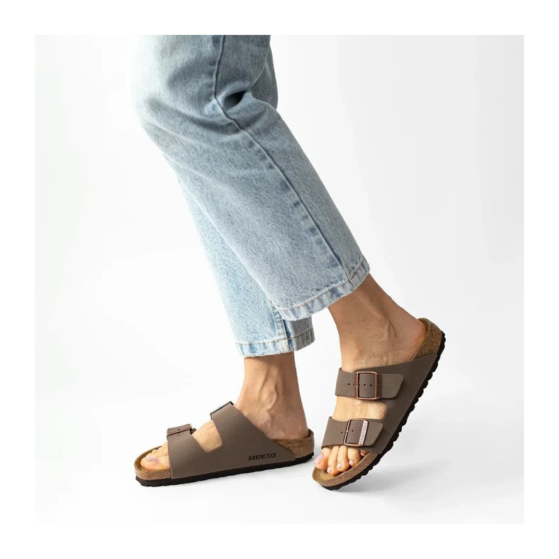 Birkenstock Arizona BF Nubuk Mocca 151183 (BK19-a) Naiste kingad/klappide klapid